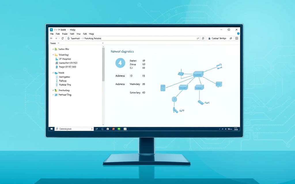 network diagnostics and IP configuration